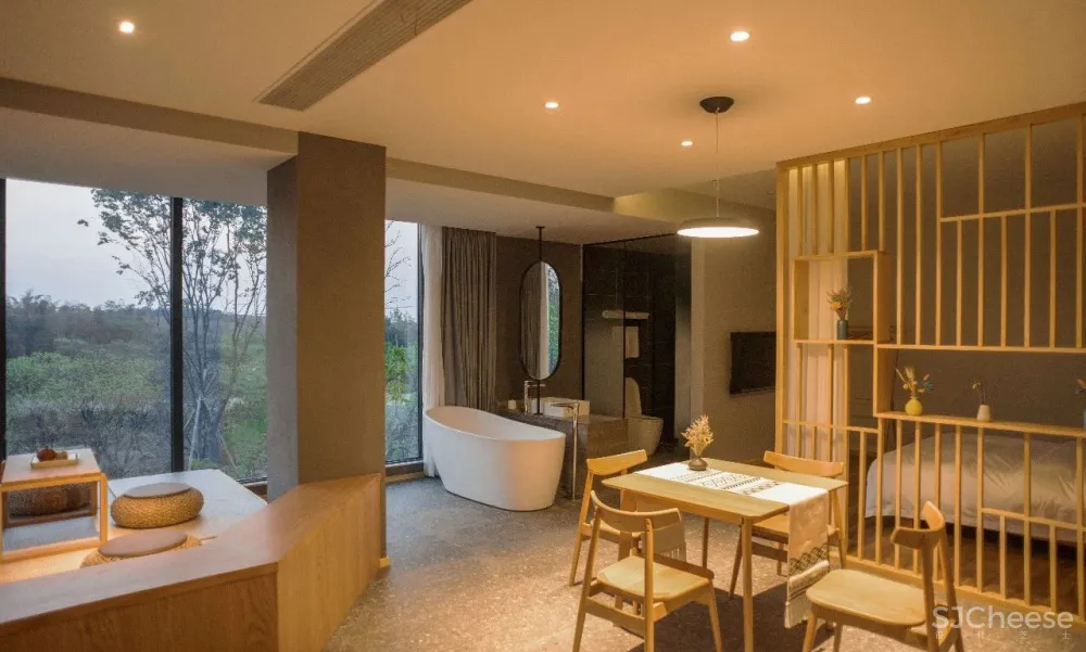 大山里的时尚民宿,越简约越时尚