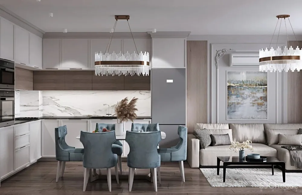 110㎡现代优雅风,温润美宅!