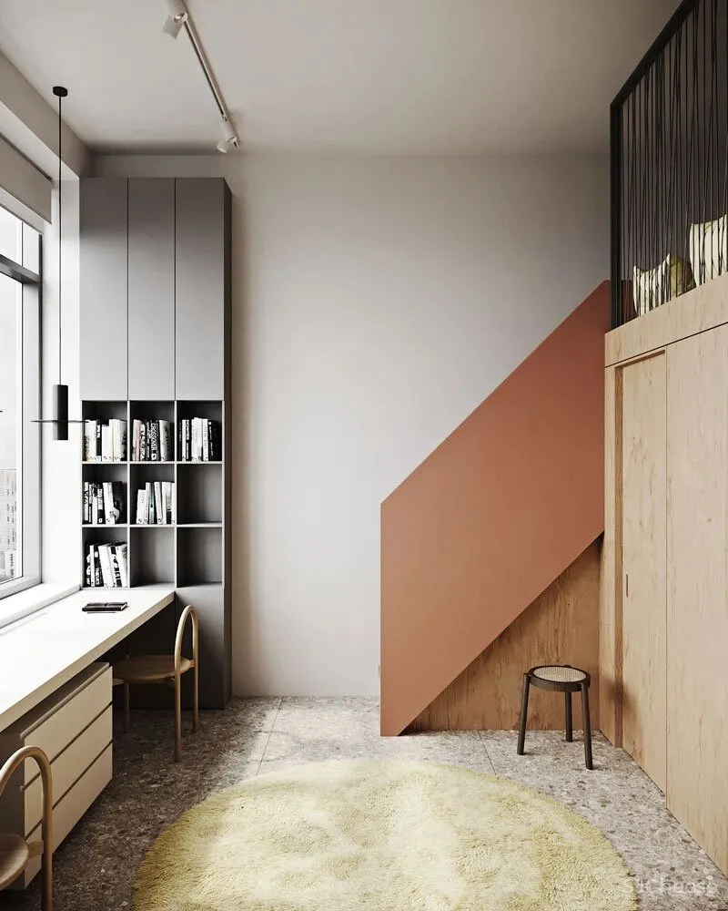 116m² 私宅,简约风格下,却有着强大的收纳空间