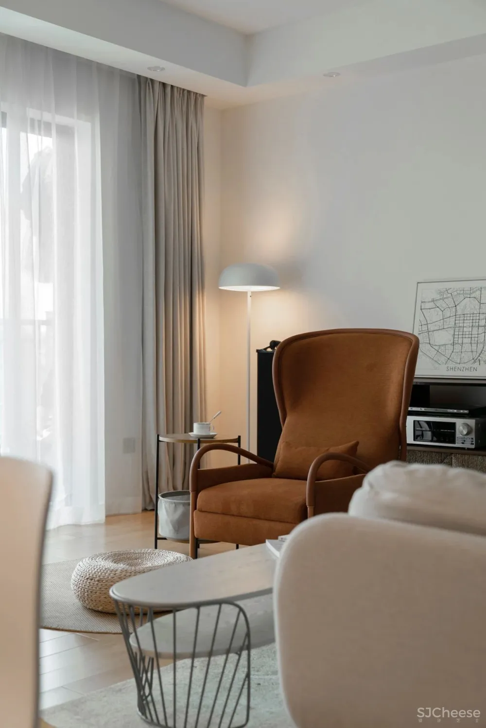 漾设计新作 120m²日式风格家居——风和日暄