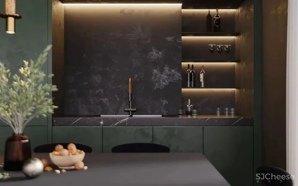 250㎡高级黑别墅，满满的高级感！