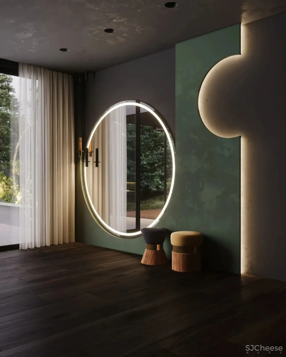 250㎡高级黑别墅，满满的高级感！