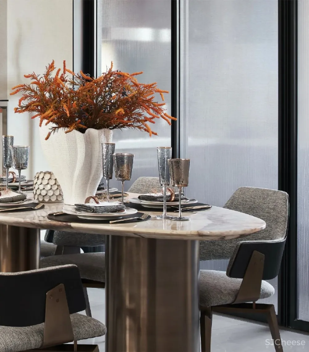 布鲁盟设计 唐山「唐城·壹零壹」三期精装平墅样板间