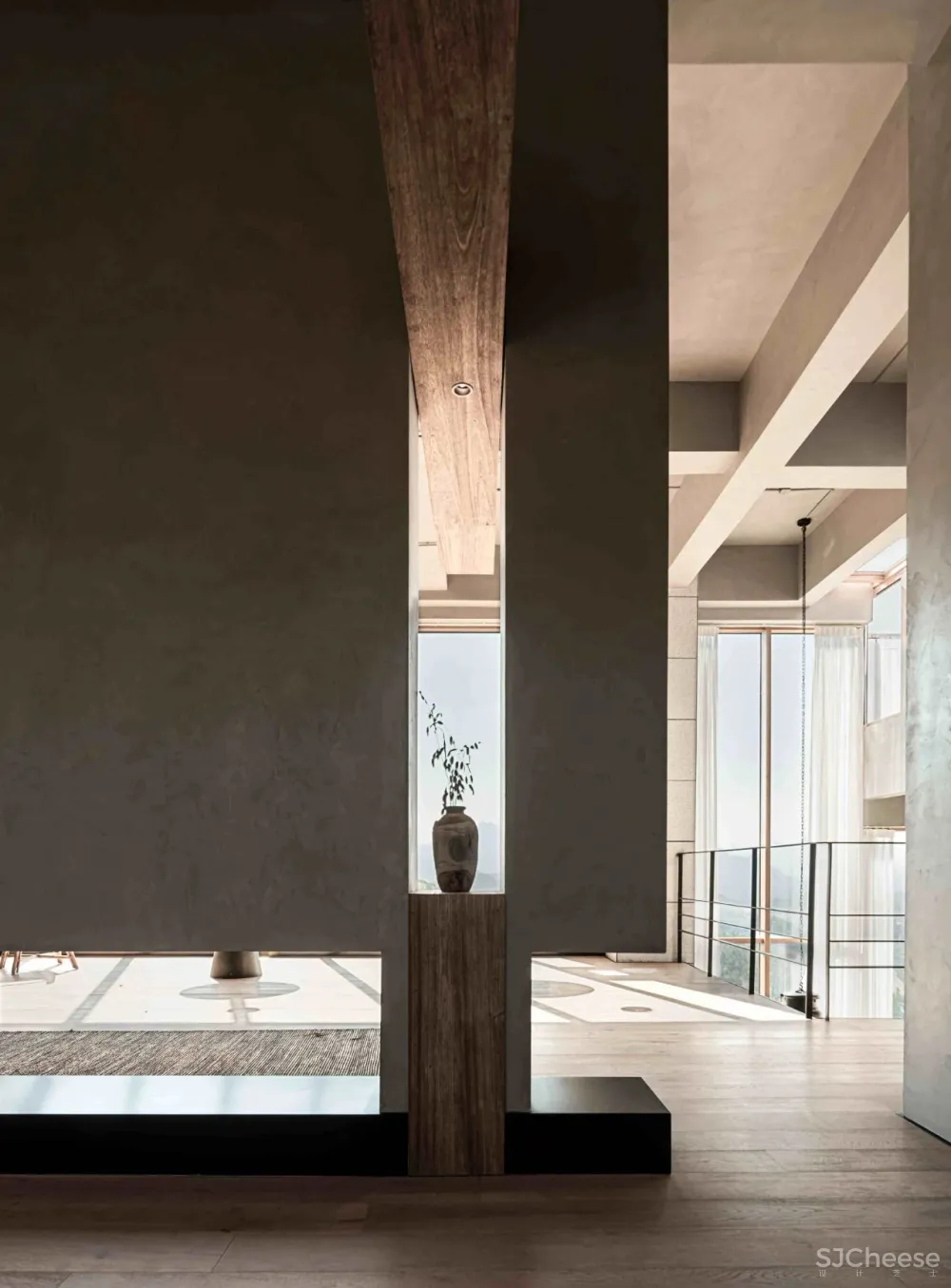 侘寂极简，融入自然的山顶咖啡馆丨慢珊瑚设计