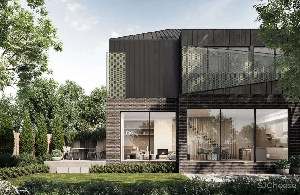 别墅这样设计,简洁又有范!