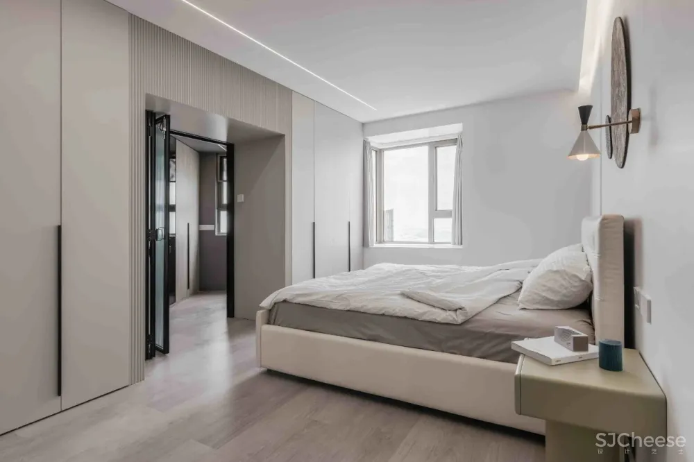 无主灯的极简调性，张弛有度的三代同堂之家｜禄本设计