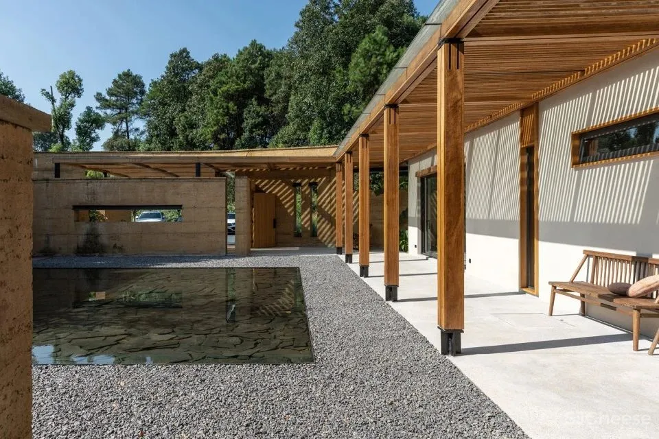 稻田里的农舍 自带烟火温度的家