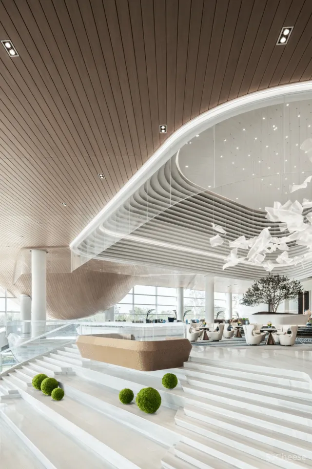 金茂青岛售楼处:创新一座岛 赛瑞迪普空间设计