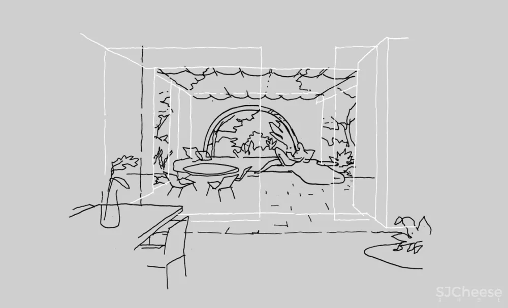 从外面看就是个别墅，其实是2个大平层，简约设计也有豪宅范!