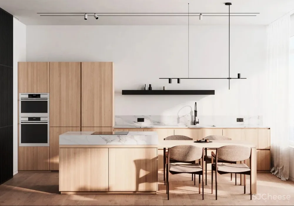 55㎡一居室变二居室,老外也学会了封阳台!