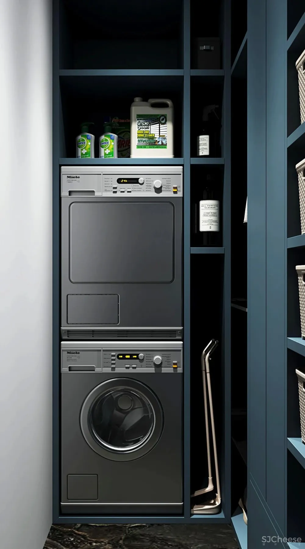 90㎡二居室,四口之家的紫色空间,漂亮!