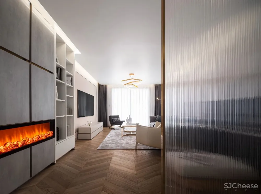 粉白色调 长虹玻璃，诠释家的优雅 SKH设计