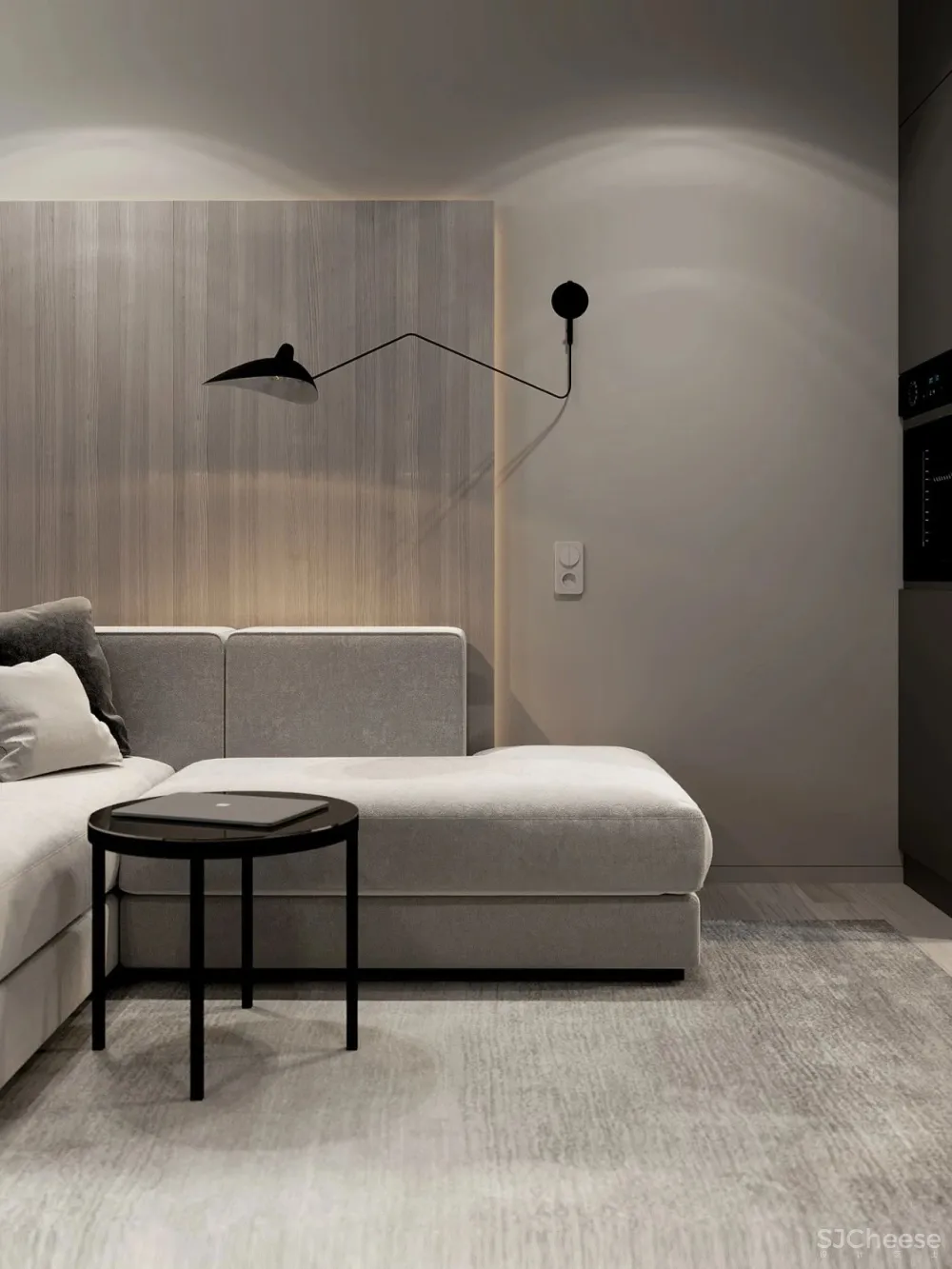 105㎡深色极简,美出新高度!