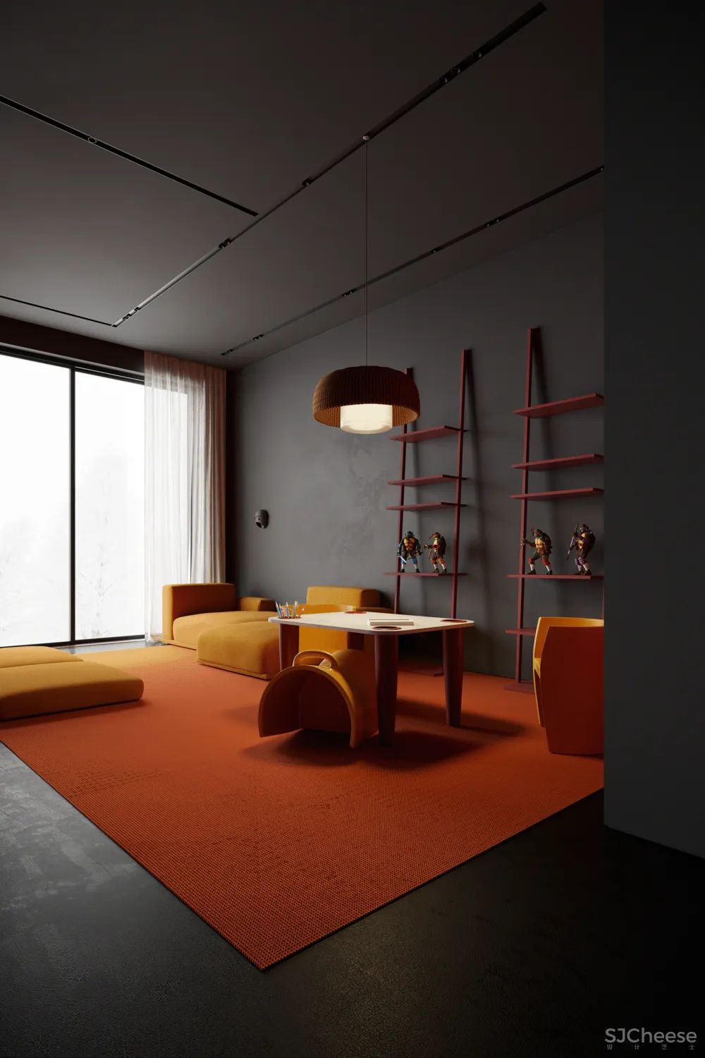 270㎡黑色空间,高级迷人!