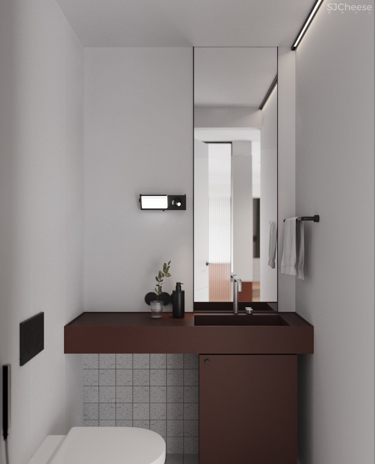 105㎡公寓改造,经典墙裙饰面的现代运用,尽显复古魅力!