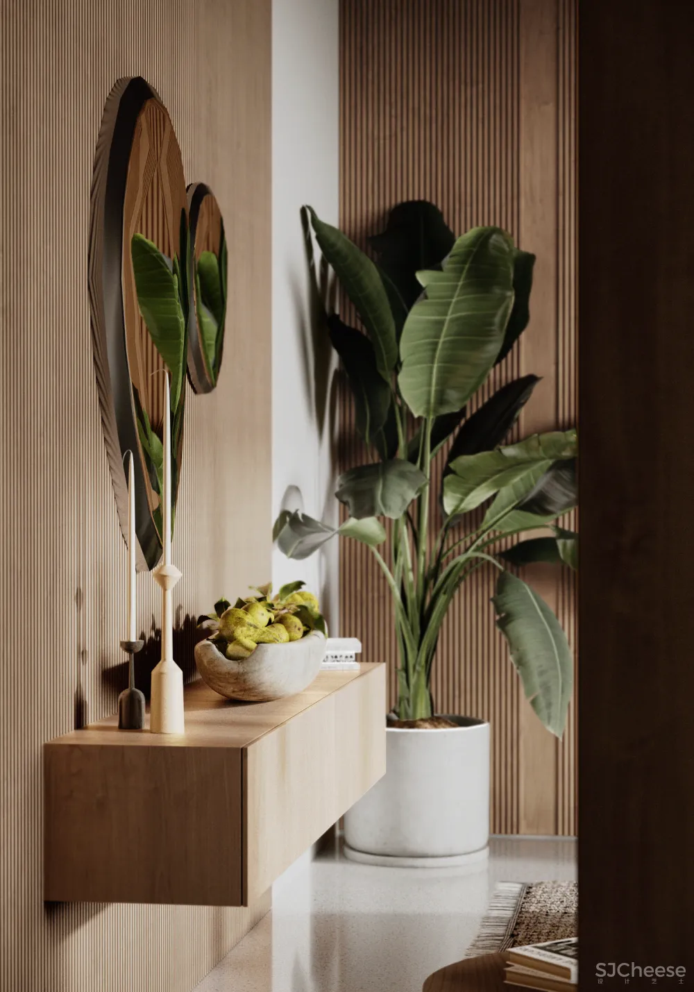 86.9㎡现代家居，别具魅力的空间设计！