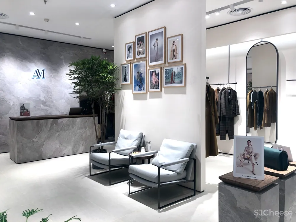 朗生案例 | AM襄阳武商店,天青色碰上烟雨灰,闹中取静的简约明快