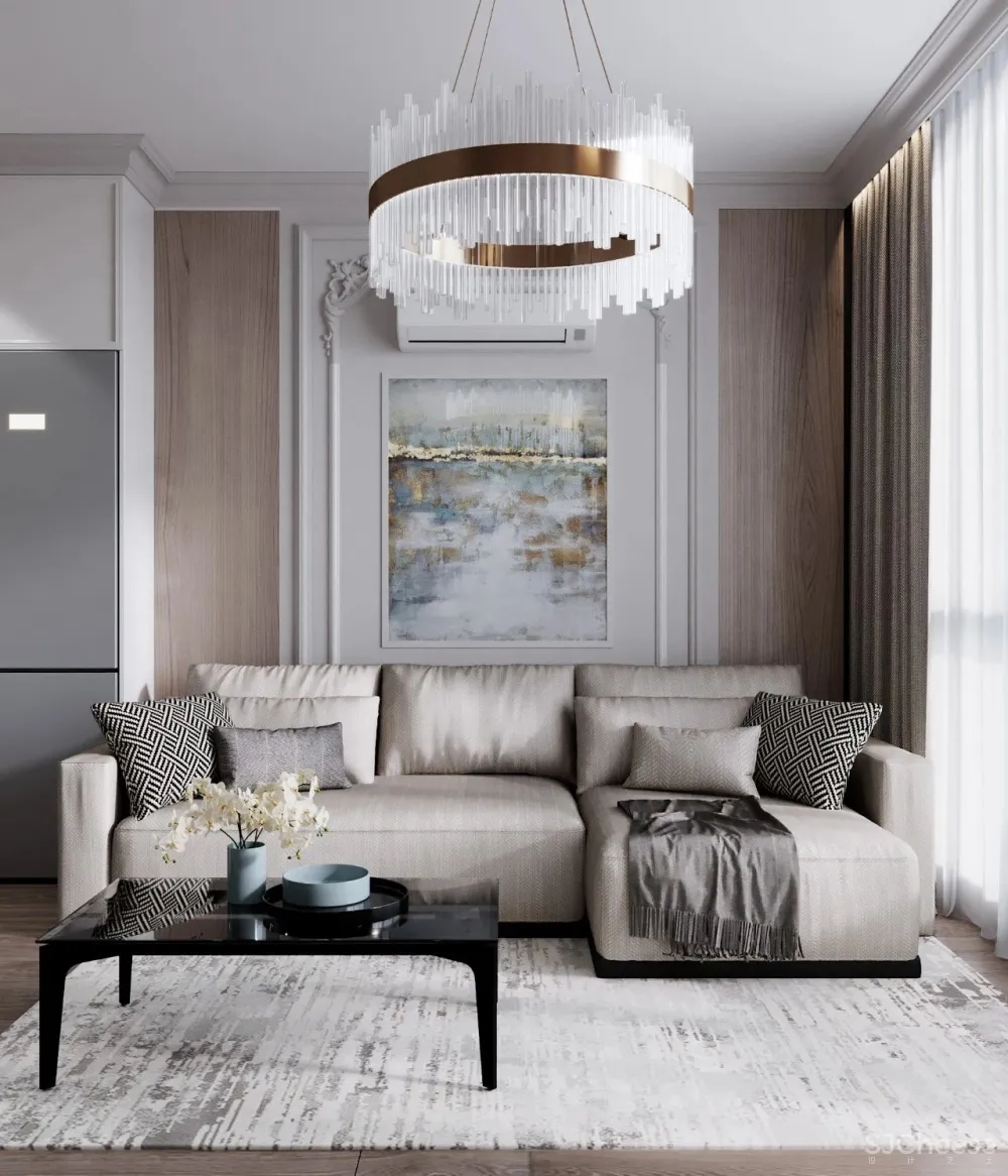 110㎡现代优雅风,温润美宅!