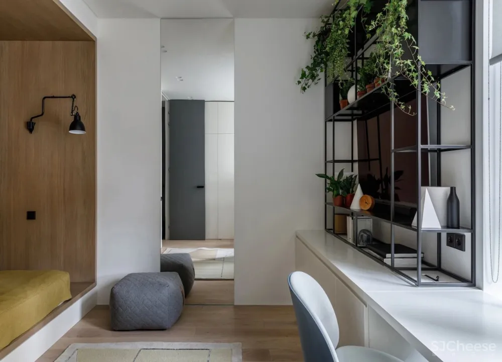 116m² 私宅,简约风格下,却有着强大的收纳空间