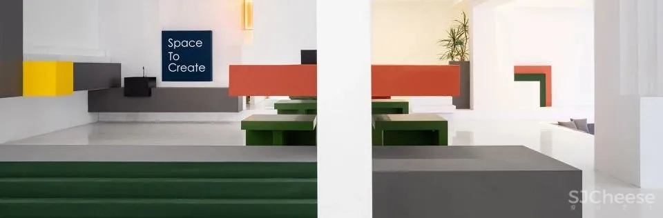 新作 以几何形体构成“形式的美” 宁波 禾公社 禾公社空间设计