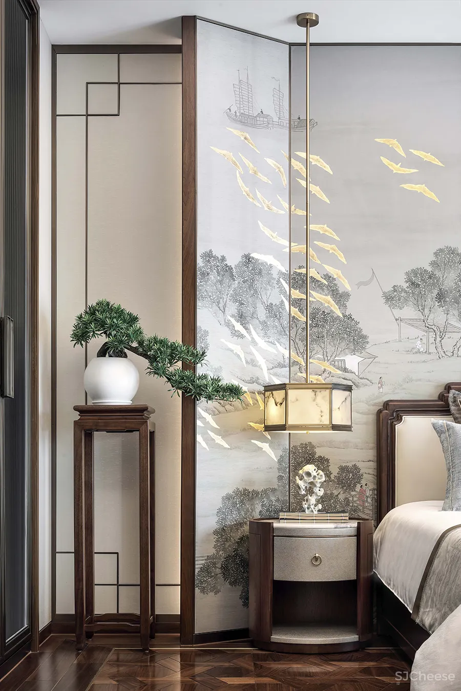 1000㎡经典中式大宅,移步换景,雅韵清风!