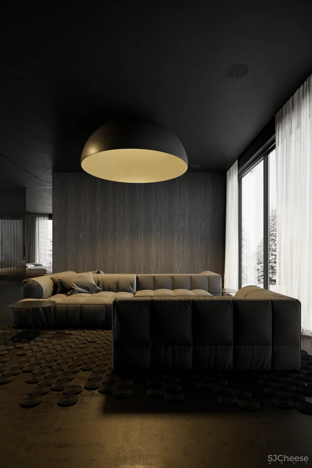 270㎡黑色空间,高级迷人!