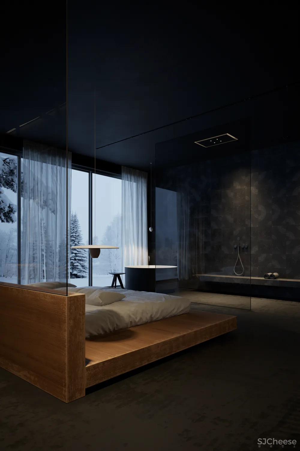 270㎡黑色空间,高级迷人!