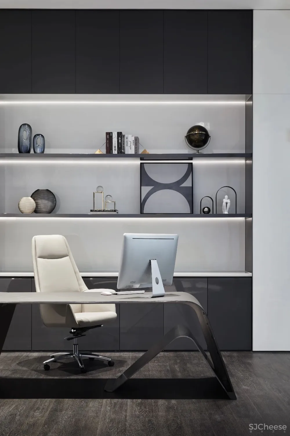 如墨设计|创意美学玩转空中Loft办公样板