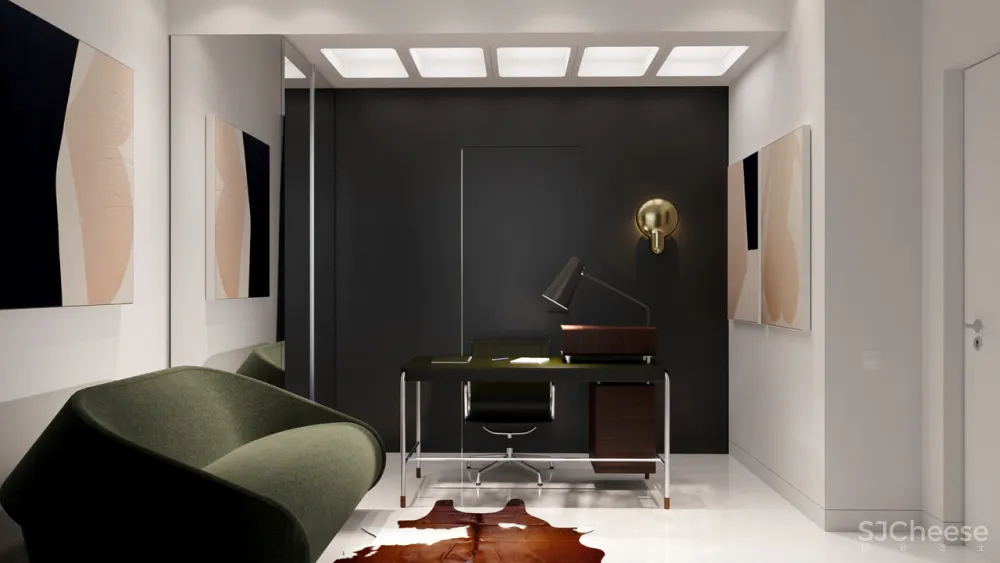 超大客厅 双排式厨房,奢华大平层只做一室一厅也太壕了!