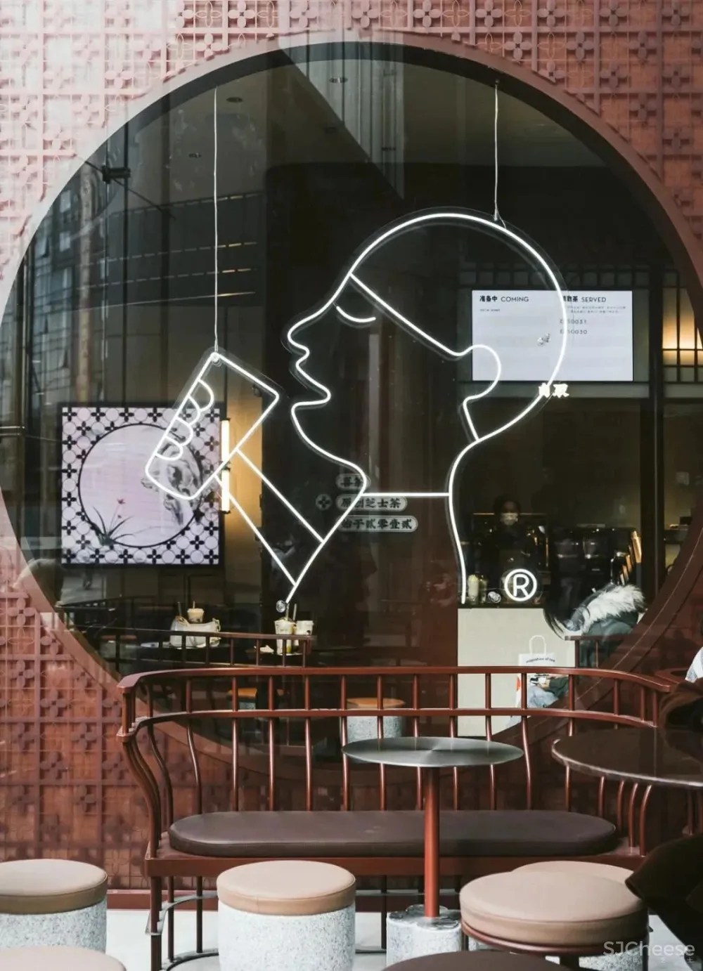 喜茶深圳的第100家店,古风主题美腻啦