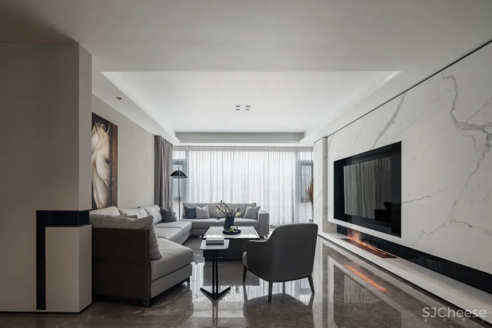 300㎡河畔大平层，现代生活的诗意栖居！