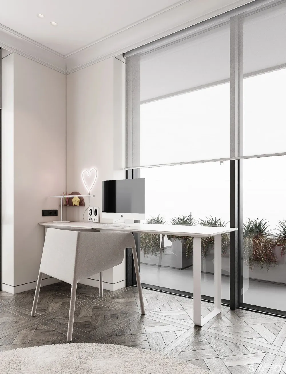 轻奢 高级灰，257㎡轻奢大平层