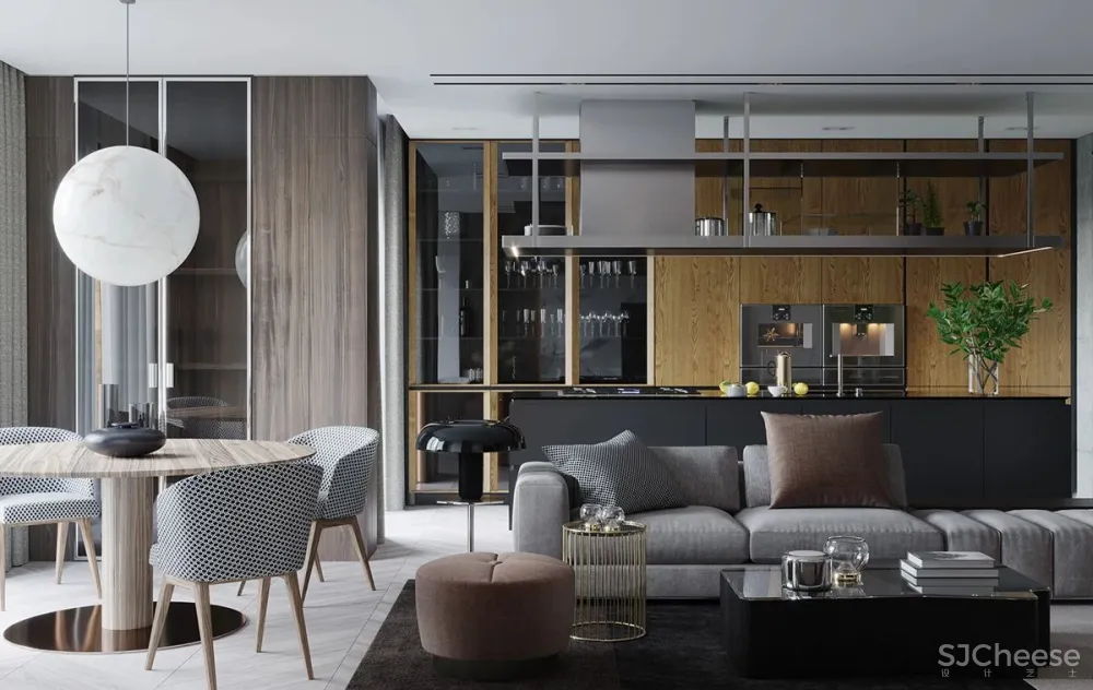 现代轻奢:简约高级灰,轻奢有度!