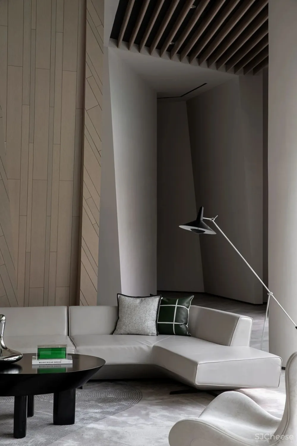 尚壹扬新作丨折线,让空间起舞:旭辉⾦科·贵阳乌当销售中⼼