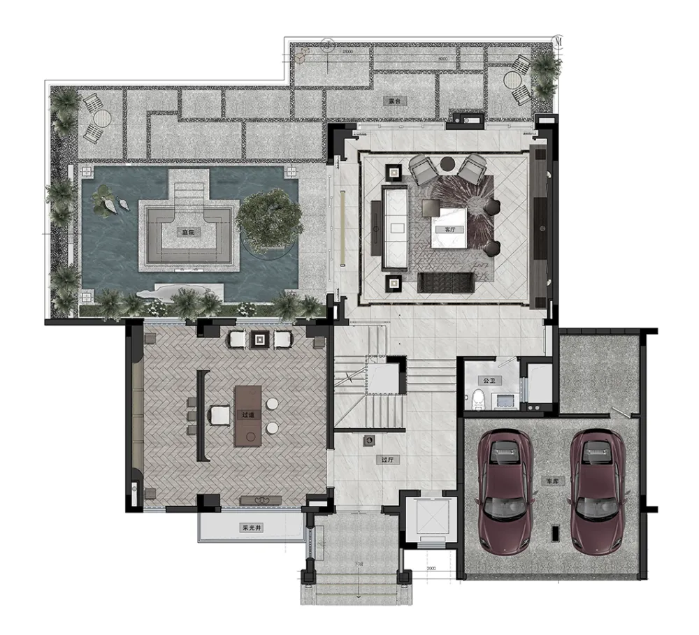 1000㎡中式别墅,以诗入境,不失芳华!