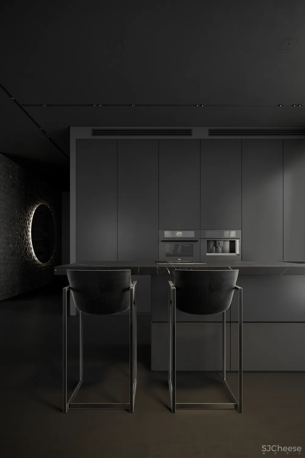 270㎡黑色空间,高级迷人!