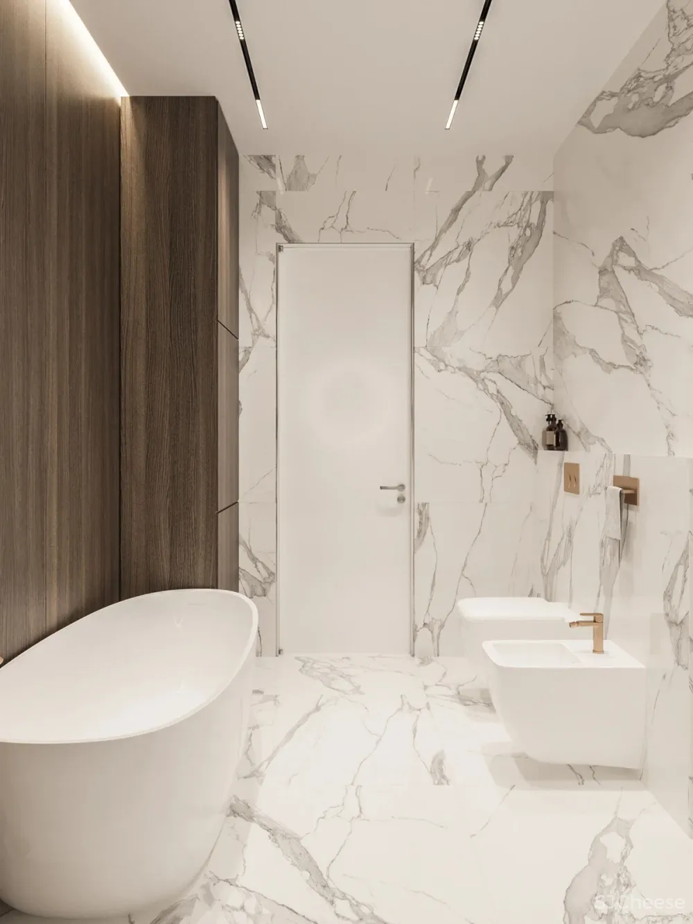 高级灰 原木，120m²现代轻奢私宅