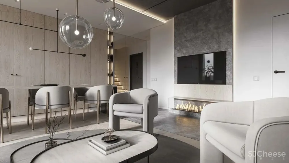 家里留一面清水混凝土墙,这质感太高级了!