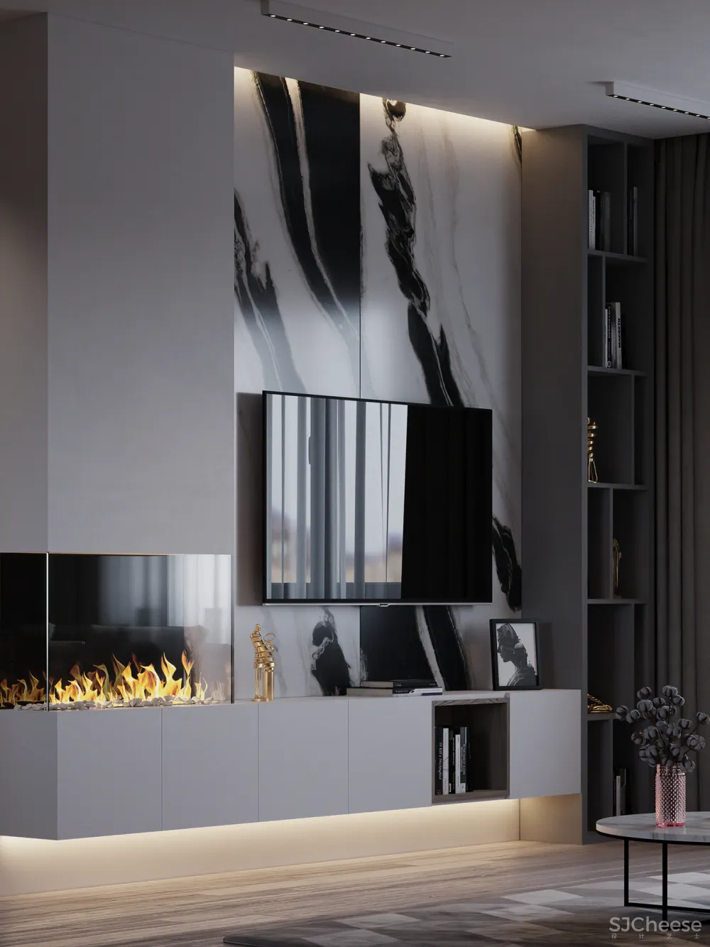 优雅与张力,赋予空间舒适的感受!