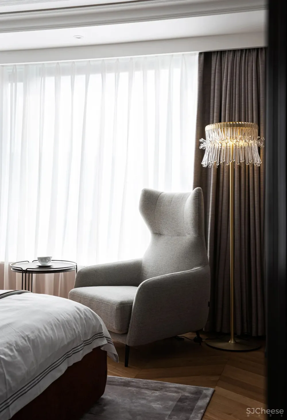 粉白色调 长虹玻璃，诠释家的优雅 SKH设计