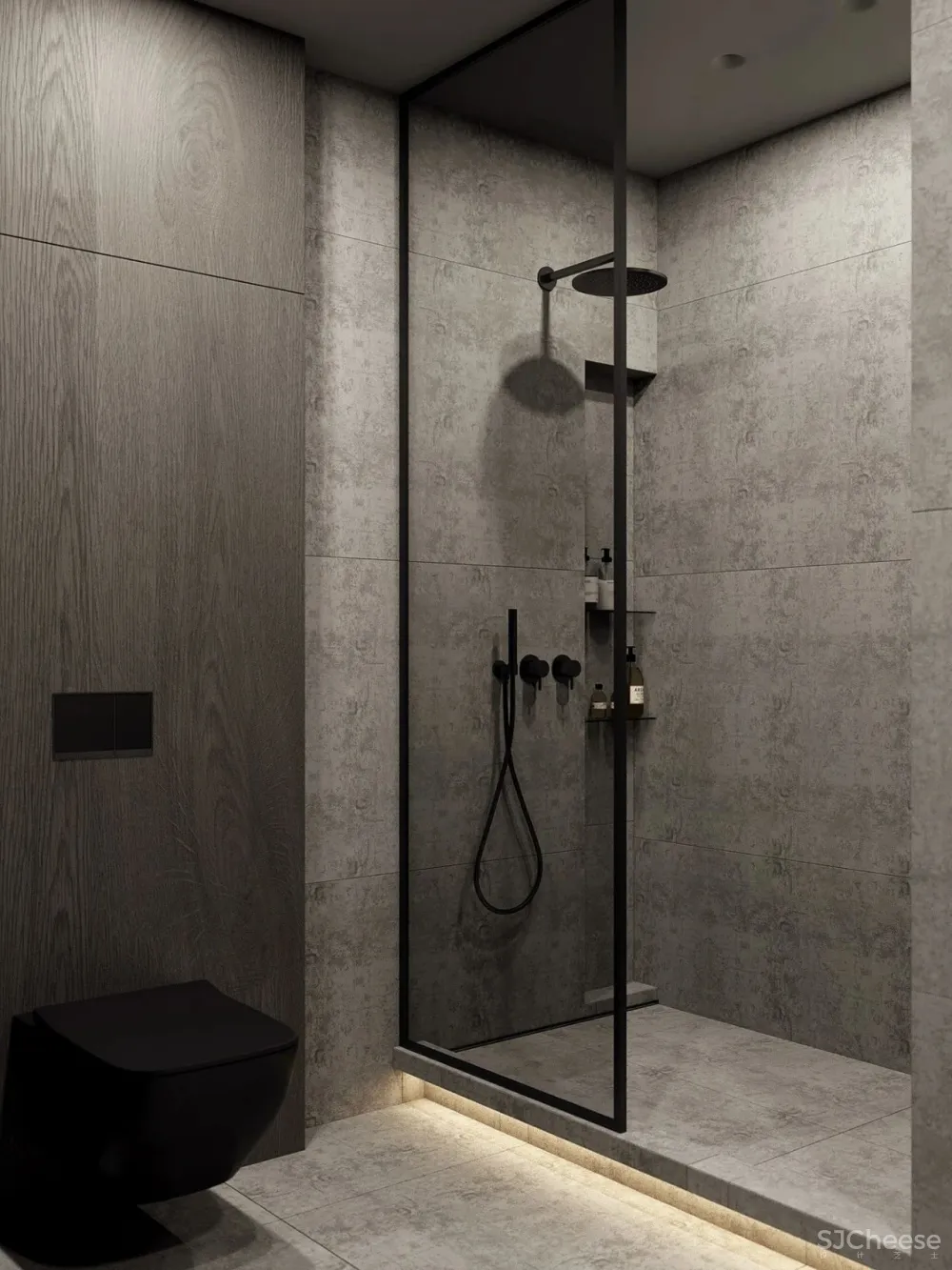 105㎡深色极简,美出新高度!