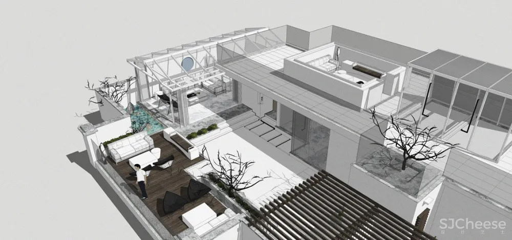 300㎡河畔大平层，现代生活的诗意栖居！