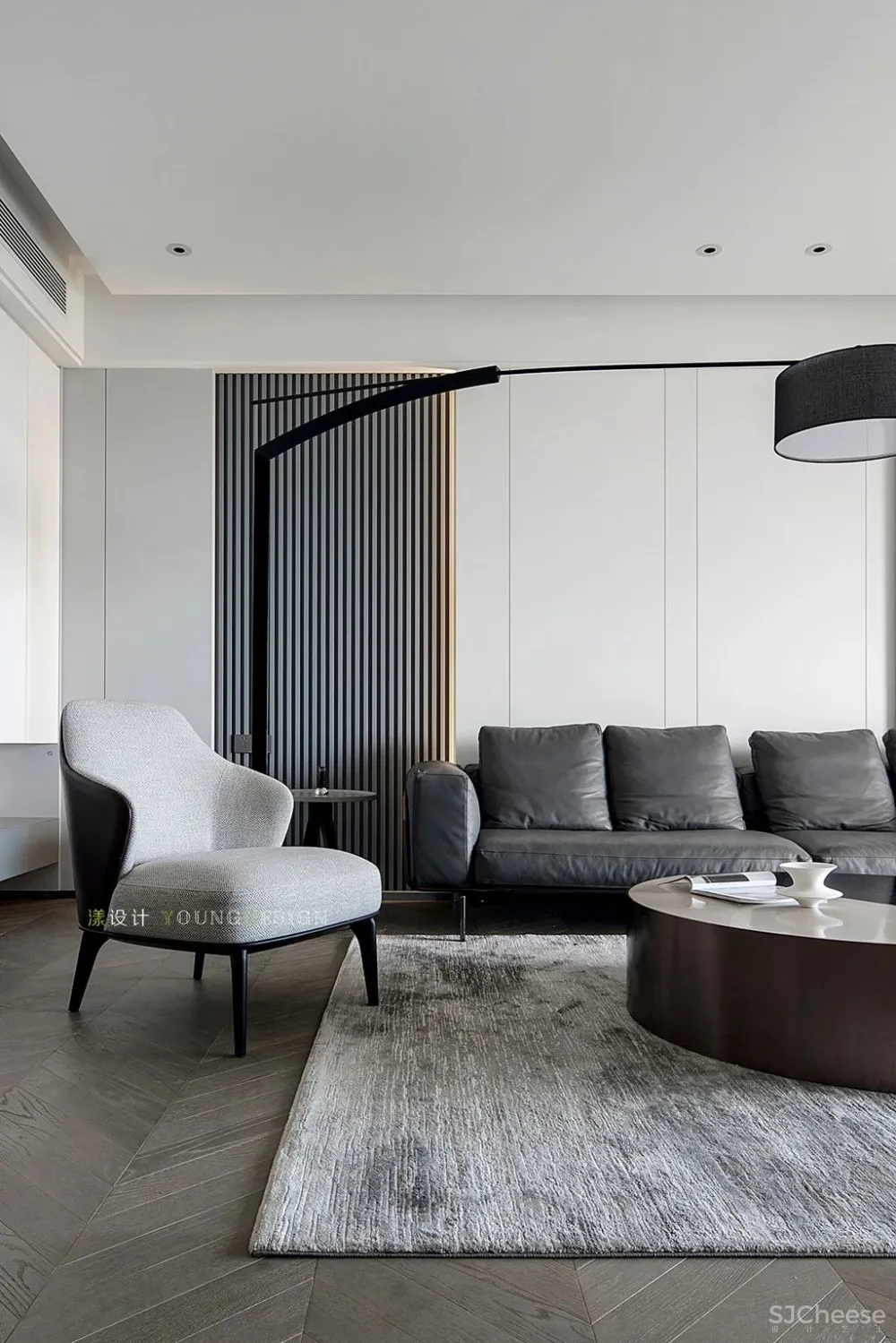 300㎡大平层极简风,你敢这样装修? 漾设计