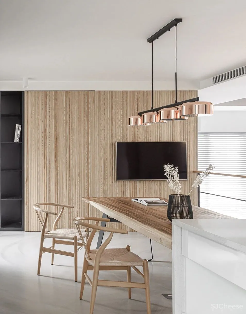 白色 原木色,一个简单又清爽的家!