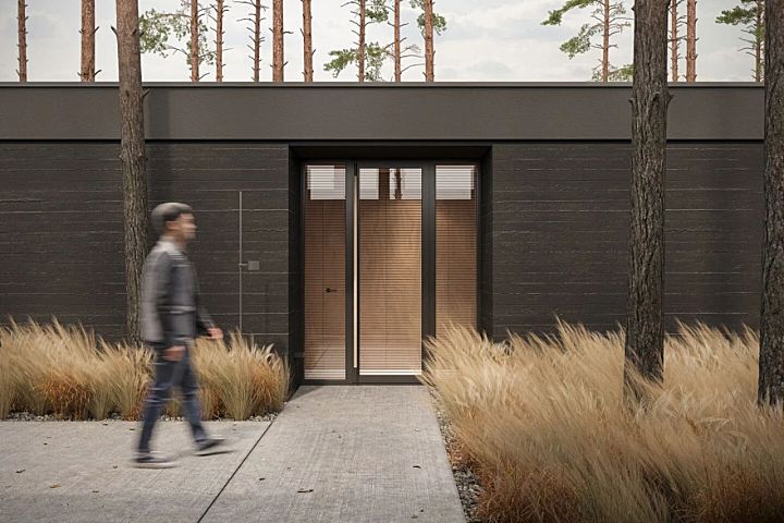 逃离城市“快节奏”,80m²林间隐逸小别墅