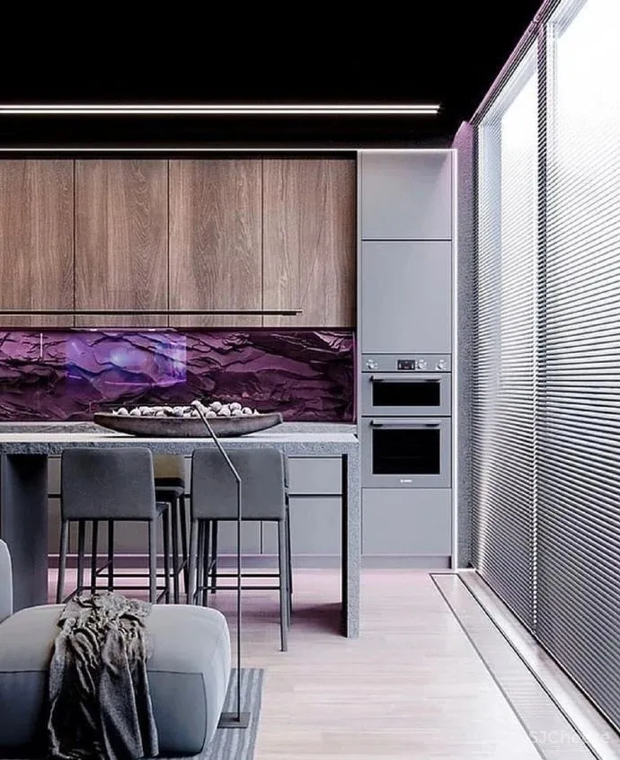 紫色主题搭配作品