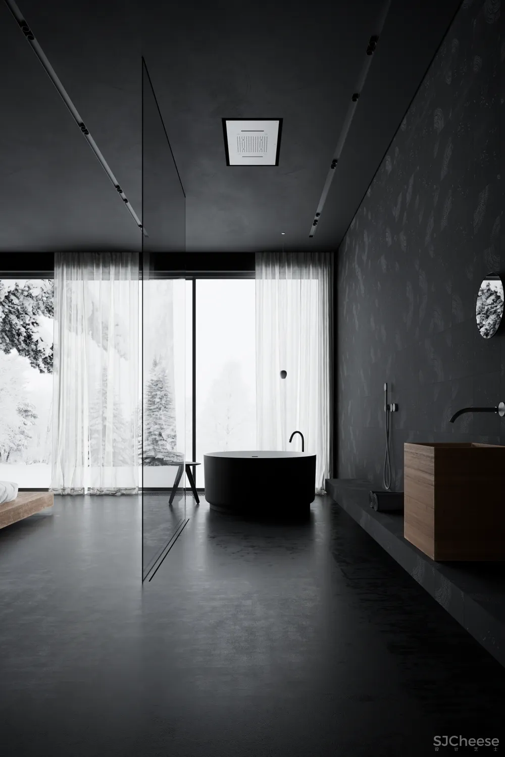 270㎡黑色空间,高级迷人!