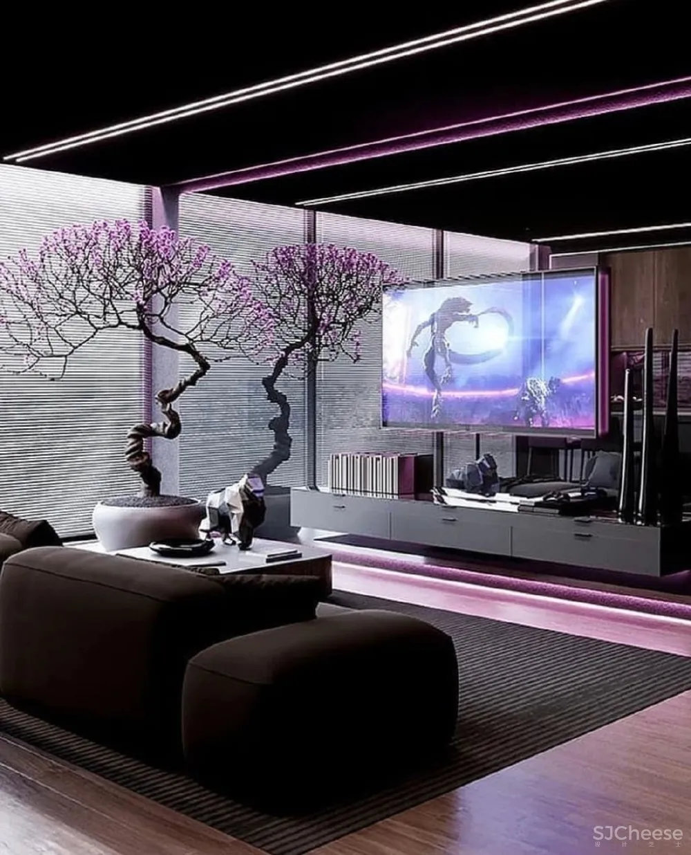 紫色主题搭配作品