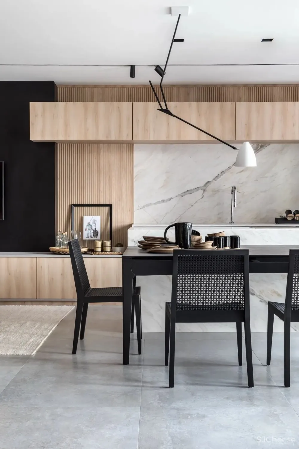 72㎡ 做个一室户,客厅、厨房、卧室全开放,这设计太个性了!