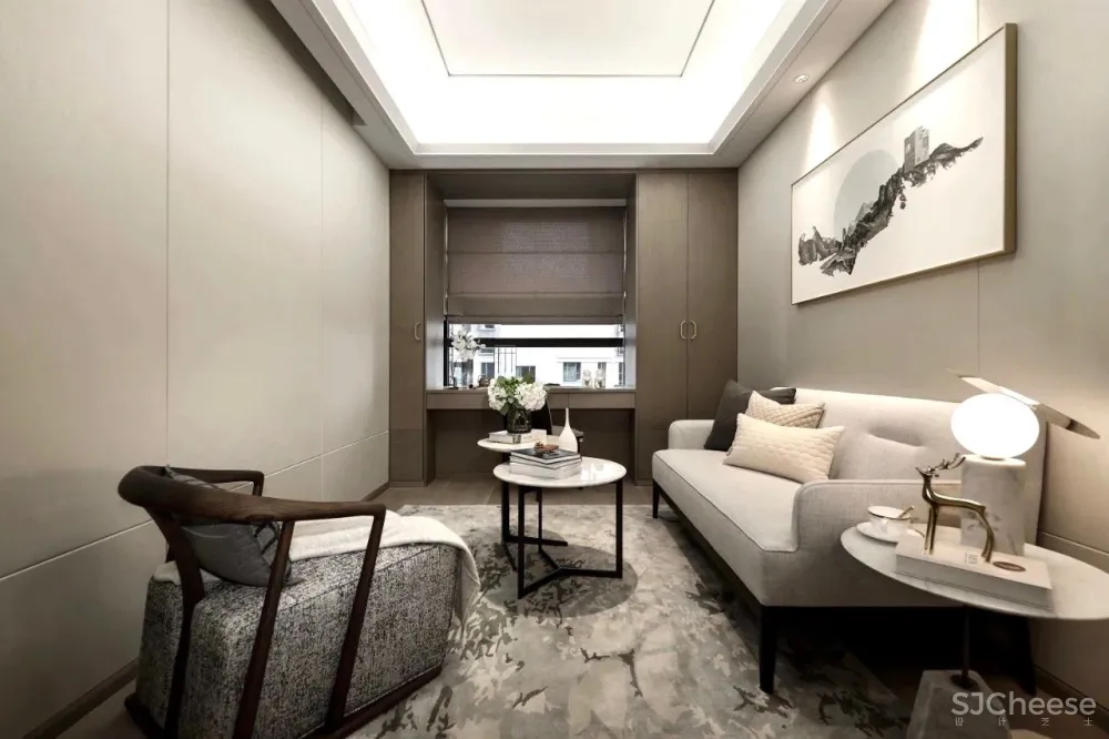 180m²写意新中式，方寸之间皆是儒雅与时尚！